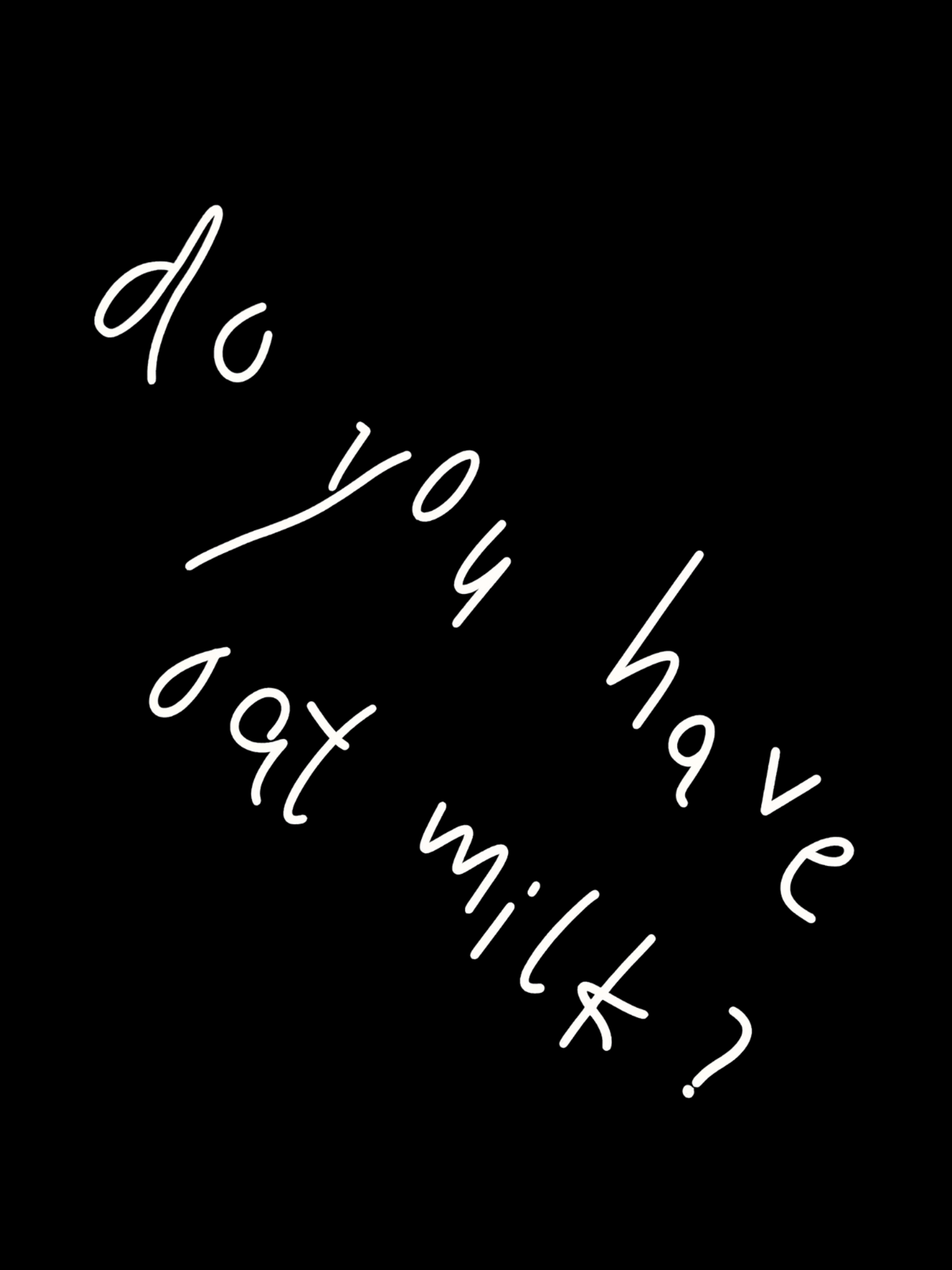 Men's "Do You Have Oat Milk?" T-Shirt