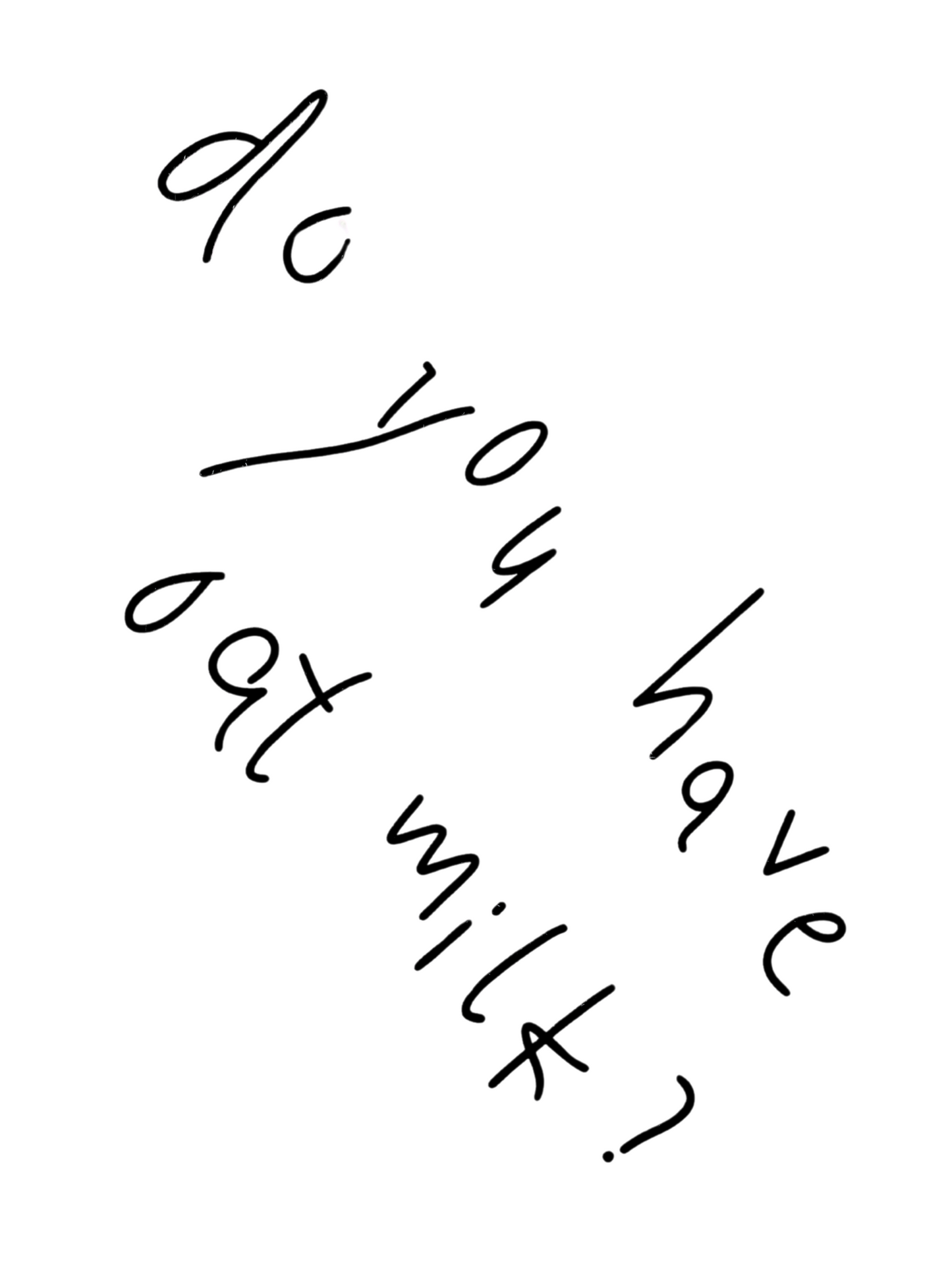 Men's "Do You Have Oat Milk?" T-Shirt