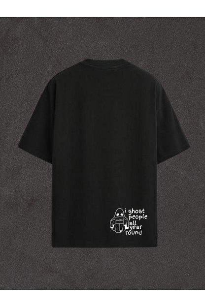 "i ghost people all year round" Oversized T-Shirt