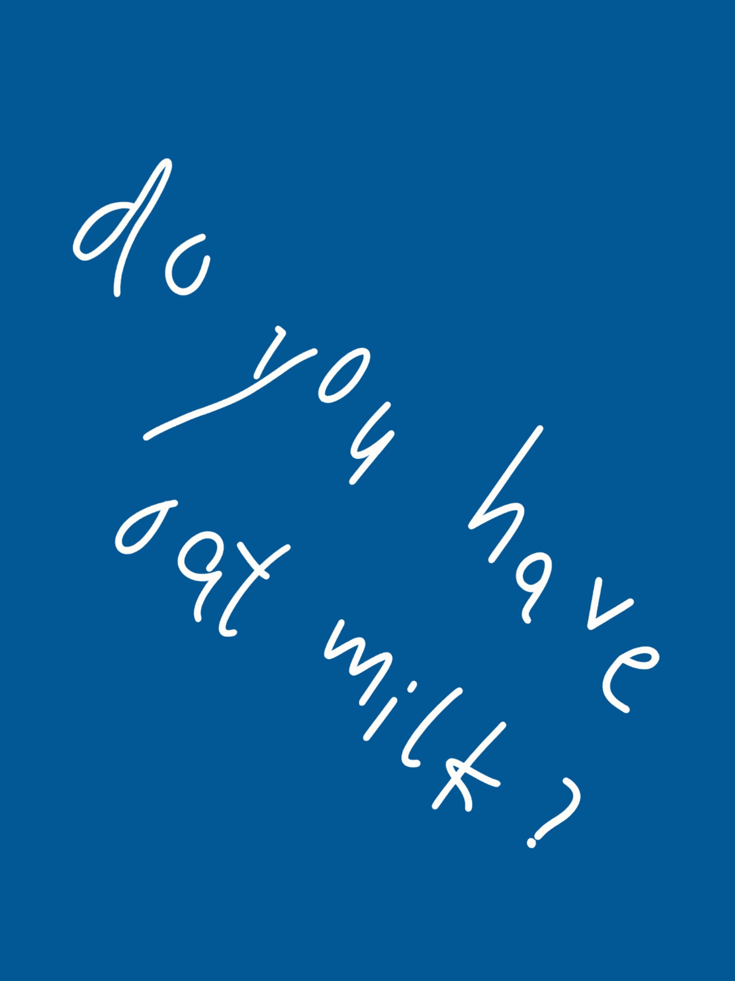 Men's "Do You Have Oat Milk?" T-Shirt