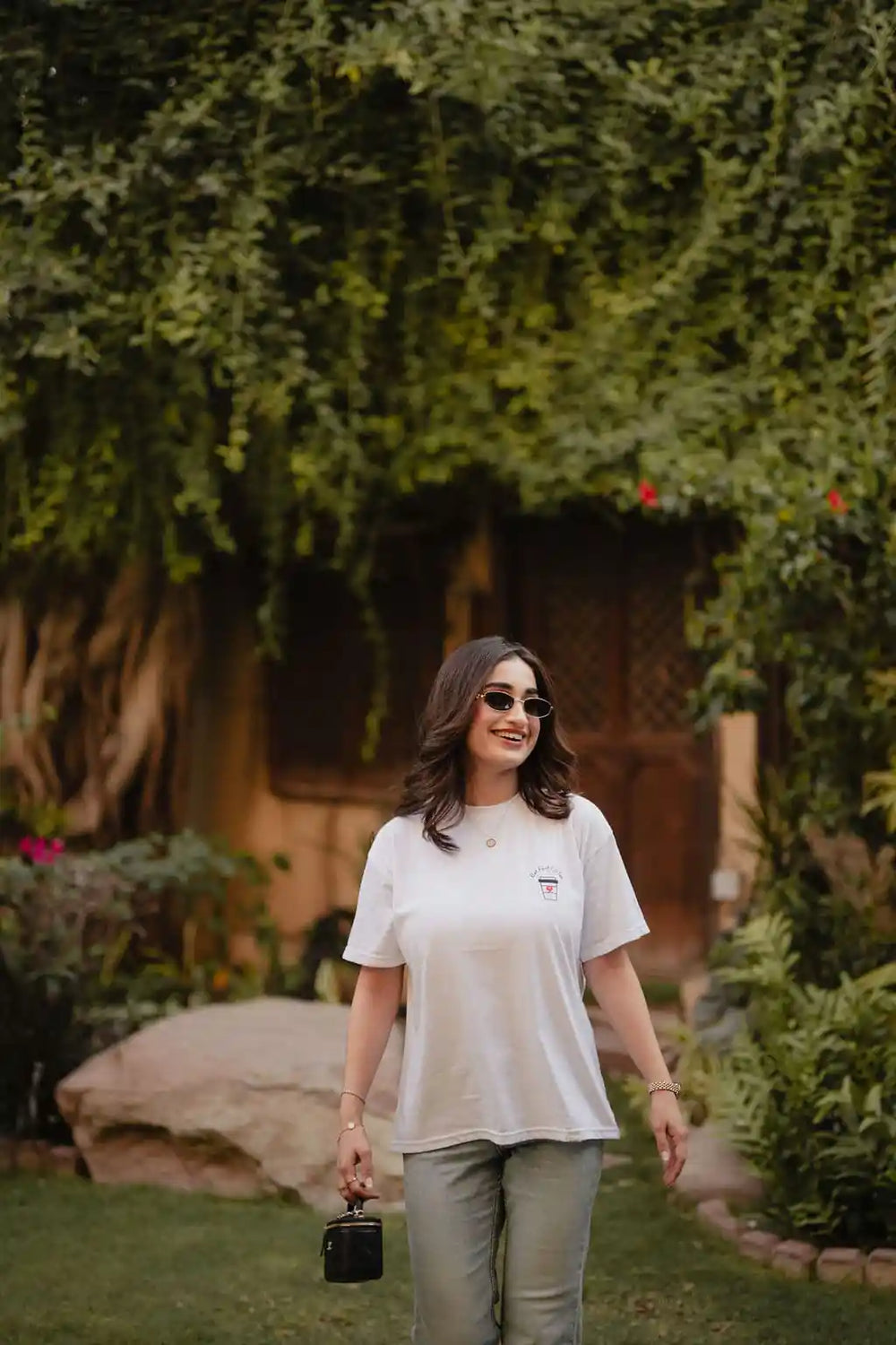 But First Coffee Oversized T-Shirt | KHWAAB x COZY