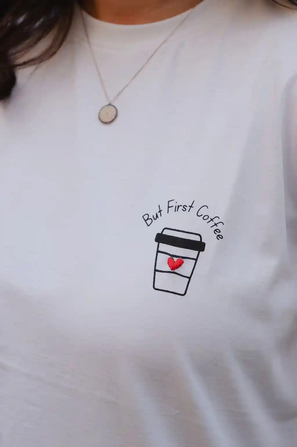 But First Coffee Oversized T-Shirt | KHWAAB x COZY  COZY