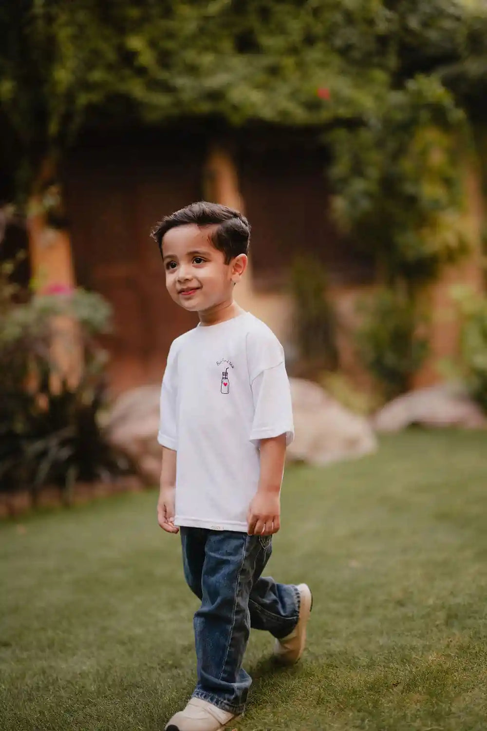 But First Milk Kids Oversized T-Shirt | KHWAAB x COZY