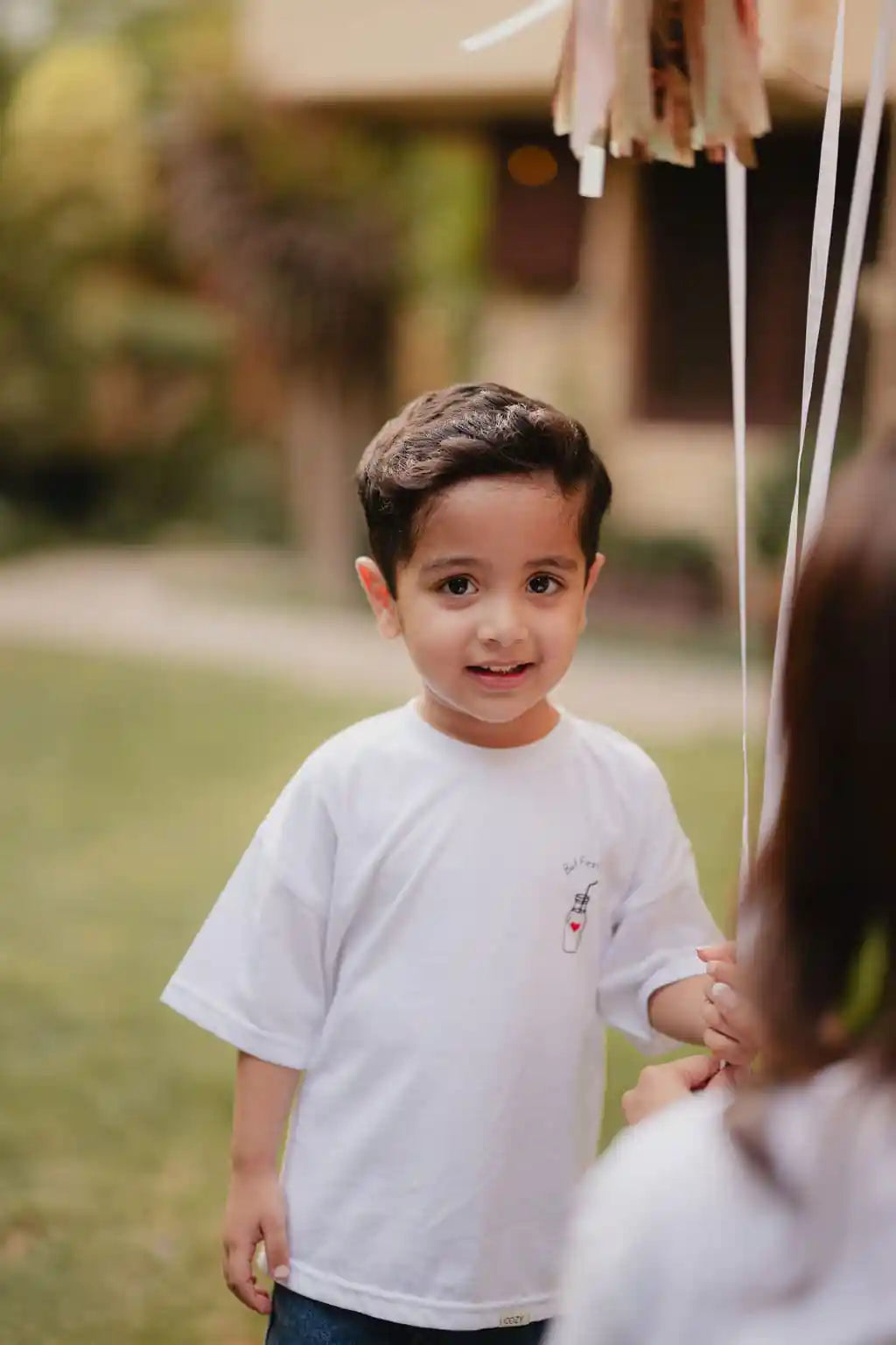 But First Milk Kids Oversized T-Shirt | KHWAAB x COZY  COZY