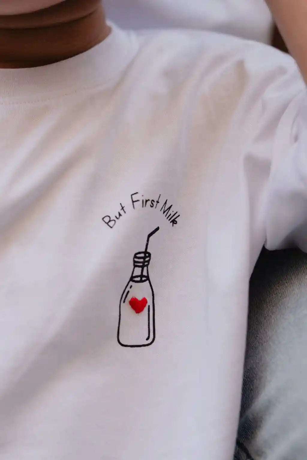 But First Milk Kids Oversized T-Shirt | KHWAAB x COZY  COZY