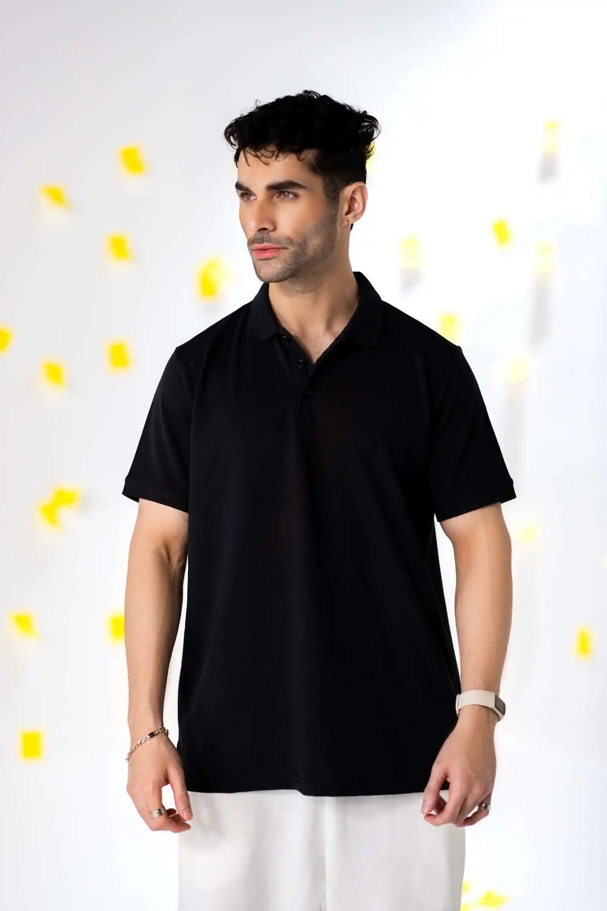 COZY Men's Polo Small / Dark Roast Black Cozy