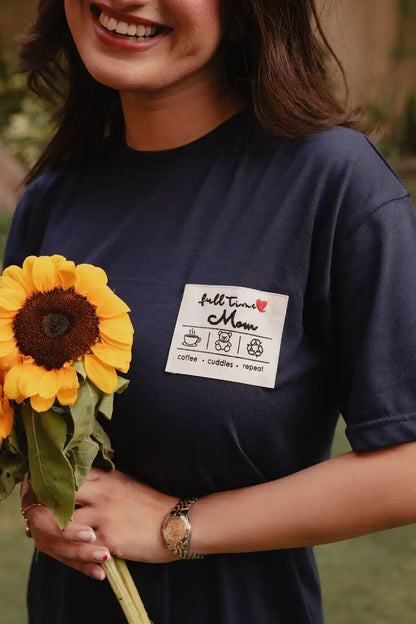 Full Time Mom Oversized T-Shirt | KHWAAB x COZY  COZY