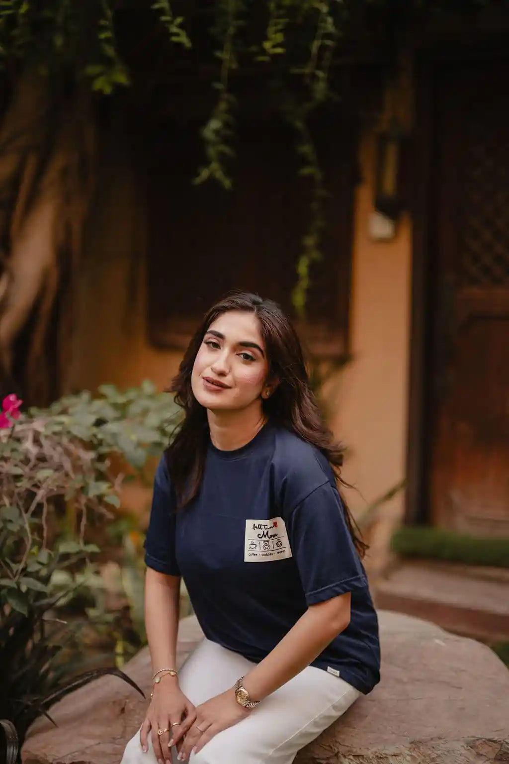 Full Time Mom Oversized T-Shirt | KHWAAB x COZY  COZY