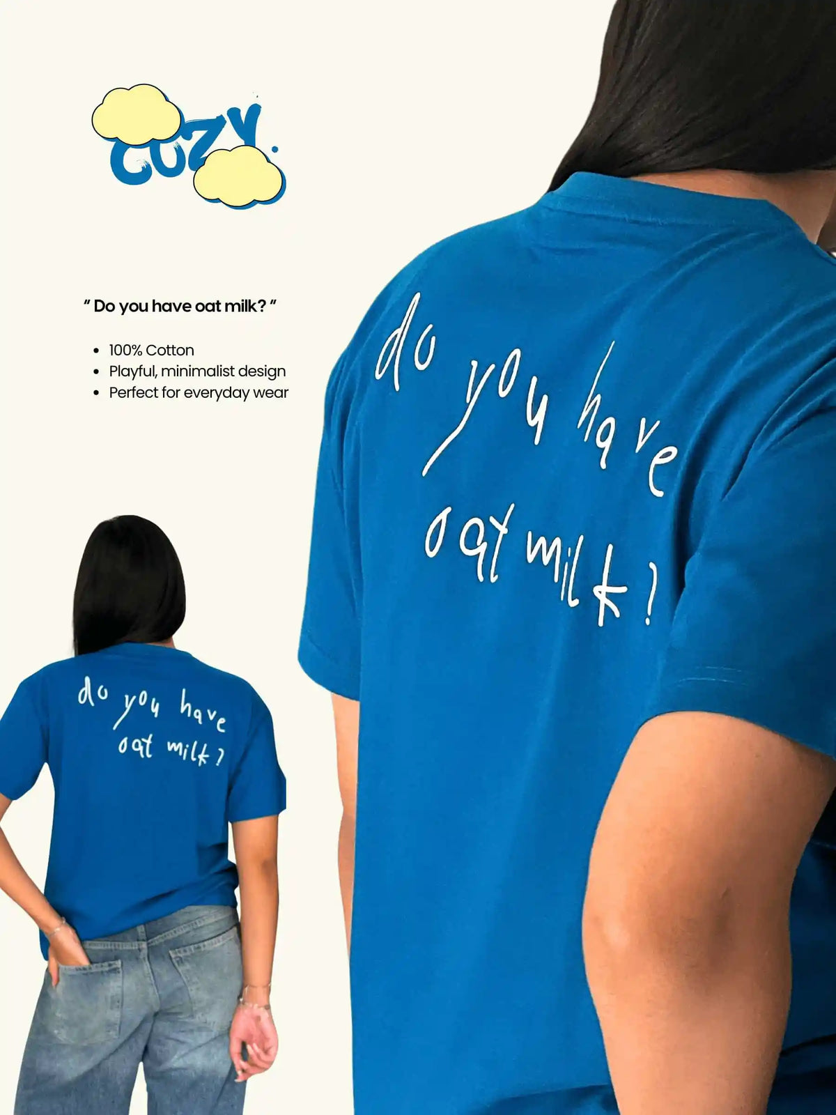 Ladies "Do You Have Oat Milk" T-Shirt  Cozy