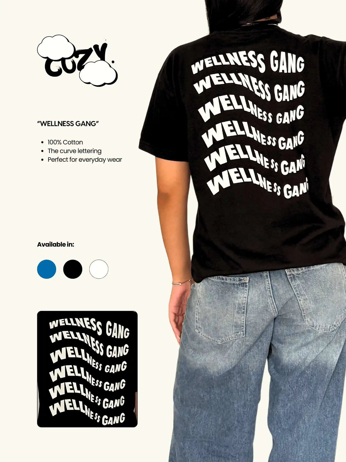 Ladies "Wellness Gang" T-Shirt  Cozy