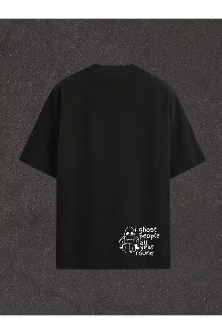 "i ghost people all year round" Oversized T-Shirt  Cozy