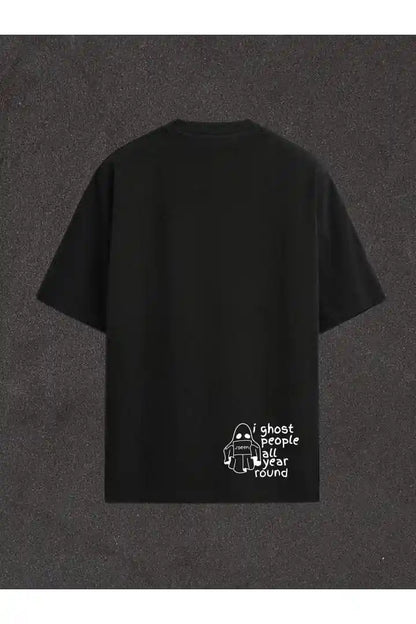 "i ghost people all year round" Oversized T-Shirt  Cozy