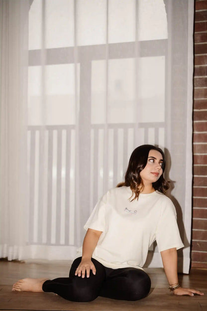 In My Pilates Era oversized tee in COZY Cotton