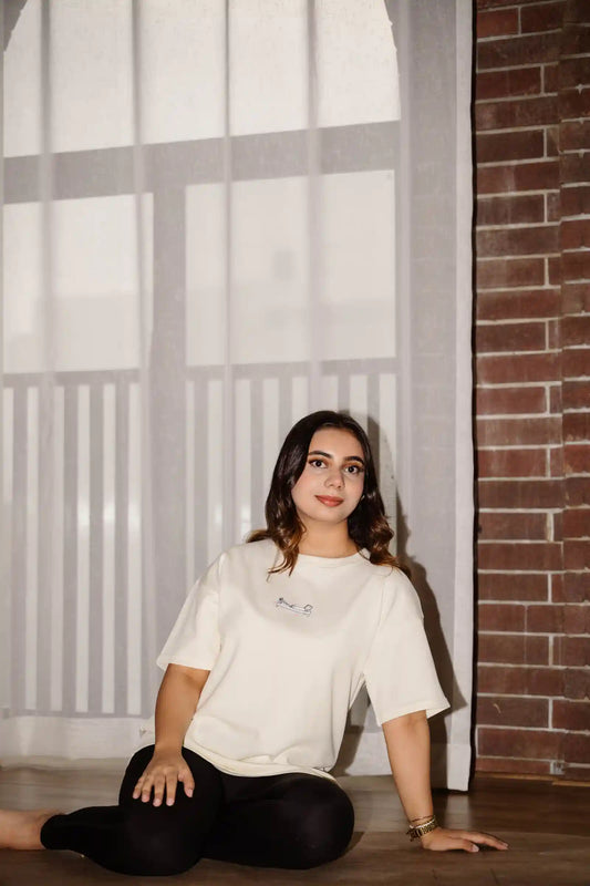 In My Pilates Era oversized tee in COZY Cotton